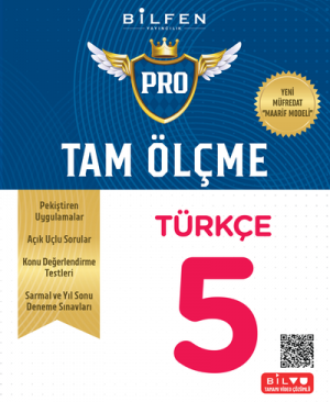Bilfen Yayıncılık 5.SINIF TÜRKÇE ETKİNLİKLİ PRO TAM ÖLÇME