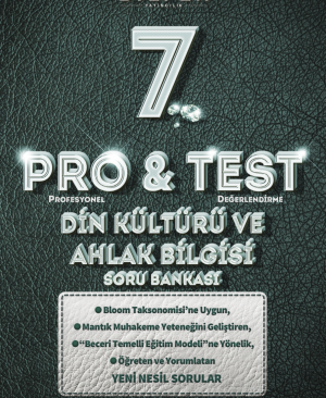 Bilfen Yayıncılık 7. SINIF PROTEST DİN KÜLTÜRÜ VE AHLAK BİLGİSİ SORU BANKASI