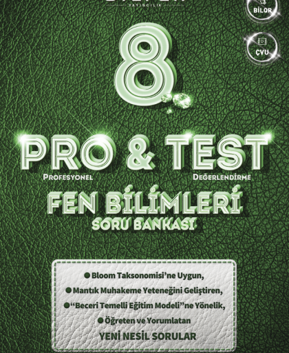 Bilfen Yayıncılık 8. SINIF PROTEST FEN BİLİMLERİ SORU BANKASI
