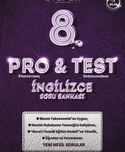 Bilfen Yayıncılık 8. SINIF PROTEST İNGİLİZCE SORU BANKASI
