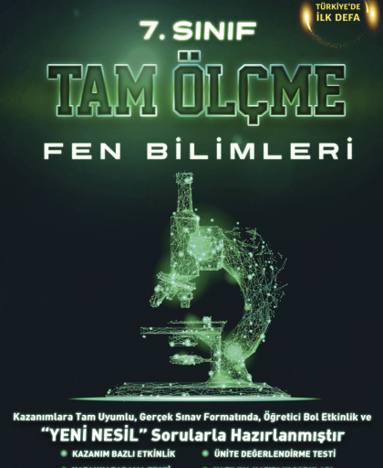 Bilfen Yayıncılık 7. SINIF FEN BİLİMLERİ TAM ÖLÇME(YENİ)